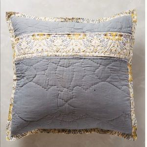 Anthropologie Stitched Sitara Euro Sham Covers